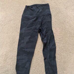 lululemon athletica Black Camouflage Leggings